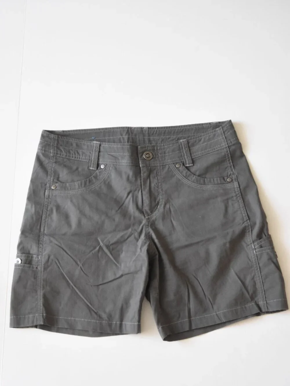 KÜHL Women’s Size 6 Gray Hiking Shorts 6" Inseam Outdoor Performance Stretch - Picture 5 of 13
